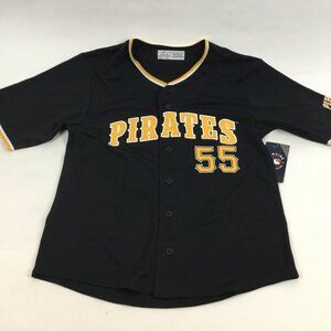 (NWT) PIRATES, Short Sleeve button down shirt